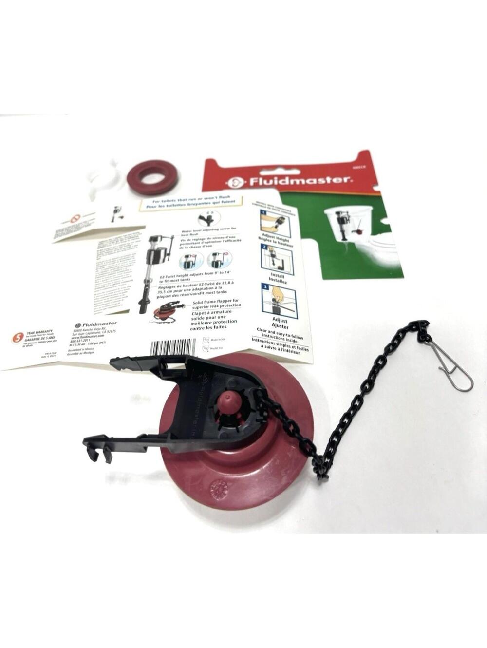 Fluidmaster Toilet Flapper Only From Universal Fill Valve Repair Kit Unused Part